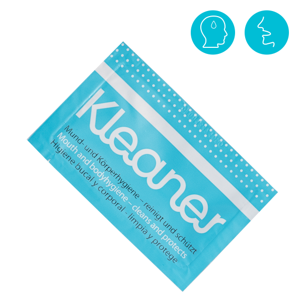Kleaner wipe single dose